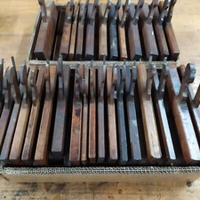 C74 - Lotto 31 pialle bastoni inglesi falegname