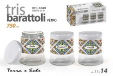 TRIS BARATTOLI CONTENITORI