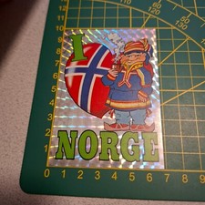 VECCHIA Figurina  PANINI fantaSTICKERS i love norge