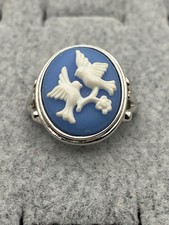 Anello moda Avon blu con