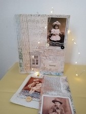 Giornale spazzatura, diario fatto a mano, nostalgia, pezzo unico, colori pastello, scrapbooking