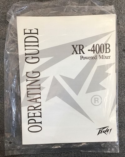 Peavey 400b mixer - xr-400b,