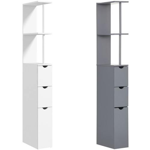 Homcom mobile colonna bagno - mobile,