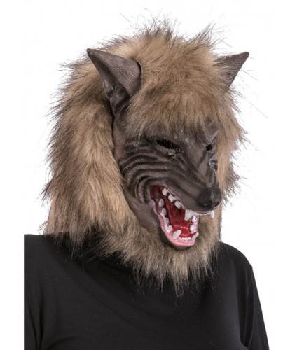 Maschera lupo halloween - maschera,