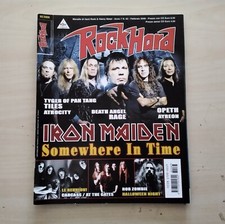 Rivista Rock Hard N.63/2008 musica Iron Maiden Opeth Carcass Rob Zobie Rage
