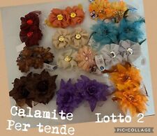 Lotto 11 Coppie Calamite Per Tende Fiori Merceria Stock Offerta Calamita Magneti