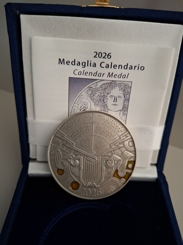 Medaglia calendario 2026 izps - medaglia,
