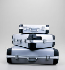 Vintage RONCATO Set 3 in Uno "LE RONCATO CIAK 101" Complete Anni 80 Alluminio