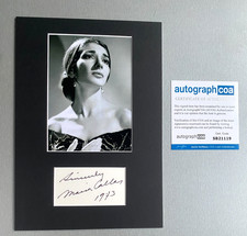 MARIA CALLAS (†1977) firmato