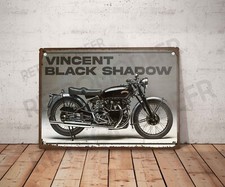 Plaque métal vintage Vincent