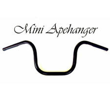 MANUBRIO HANDLEBAR MINI APEHANGER NERO SATINATO MOTO CUSTOM HARLEY DAVIDSON 
