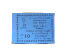 AMI MUSTAD CRYSTAL HOOKS - Ref 221C - Size 10 - 100 pz - GH075