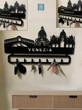 Porta chiavi da parete Venezia skyline, per arredamento e idea regalo