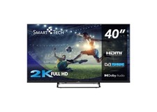 Smart Tech TV 40 Pollici Full HD Display LED Classe E DVB-T2/S2 Nero 40FN01V1