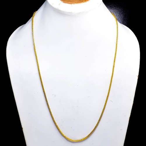 Collana catena placcata - oro, 14