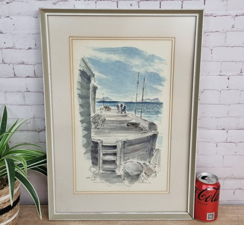 Quadro acquerello vintage