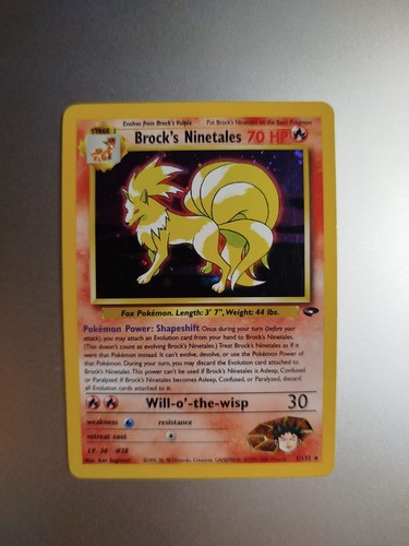 Pokemon brock ninetales - pokemon, brock's