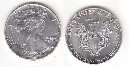 Moneta argento dollaro - moneta,