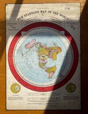 Stampa Poster Flat Earth A1
