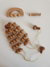 Set Roller Massaggio Corpo Legno