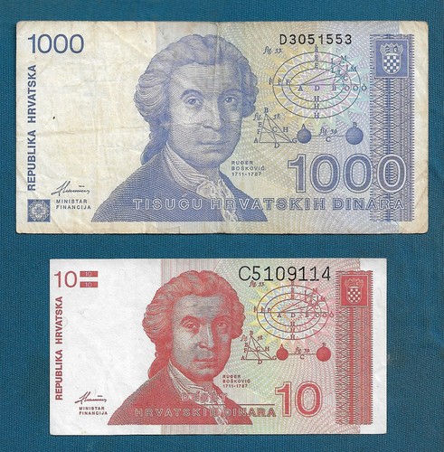 Banconote croazia 1000 - banconote, croazia,