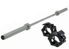 Toorx Bilanciere Olimpionico 220cm Carico Max 320kg + Ferma Dischi Safe Lock