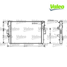 Radiator, engine cooling VALEO