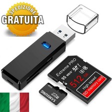 Lettore di schede SD USB 3.0 Micro SD SDHC SDXC MMC Mobile T-FLASH PC Laptop