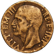 Italy 10 Centesimi 1940R Yr