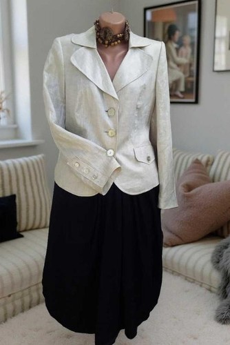 Blazer basilese beige elegante - basilese,