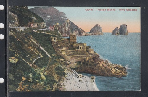 Cartolina capri piccola marina - cartolina,