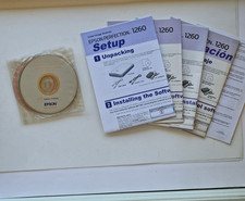 Epson Perfection 1260 manuali driver CD software scanner