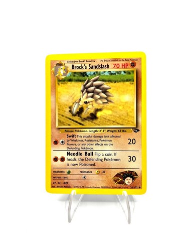 Carta pokemon brock - pokemon, brock's