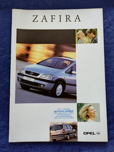 Opel zafira brochure 2000 - zafira,