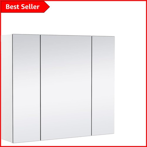 Mobile specchio bagno bianco