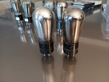 PAIR TUBES globe Cunningham CX112A  matched curves with Sofia   tube UX112A