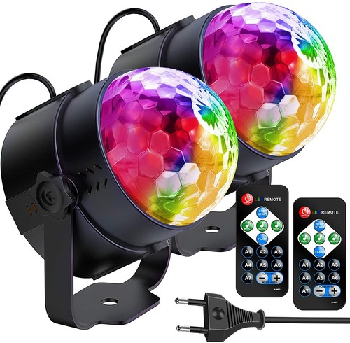 Rgb luce festa sfera - 2x,