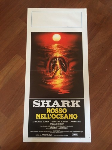 Locandina s25 shark - -, rosso