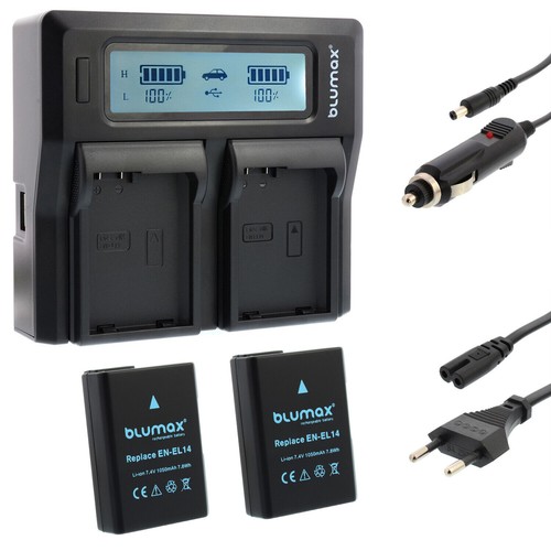 Batteria caricatore per - 2x, +