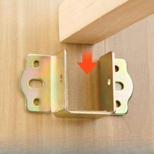 2x Staffe mensola travi letto