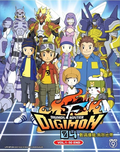 Dvd anime digimon frontier - anime,