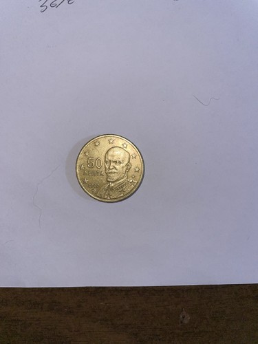 Moneta centesimi di euro - 50,