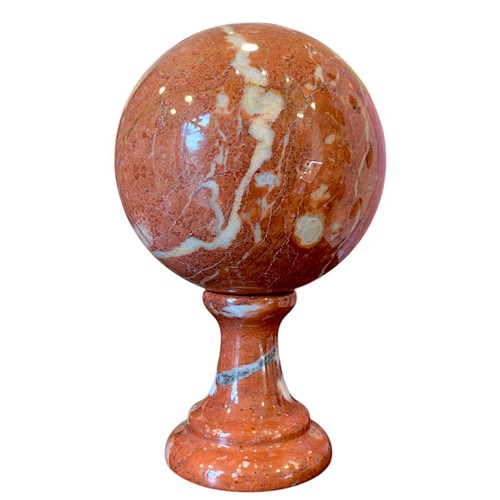 Sfera marmo rosso - sfera,