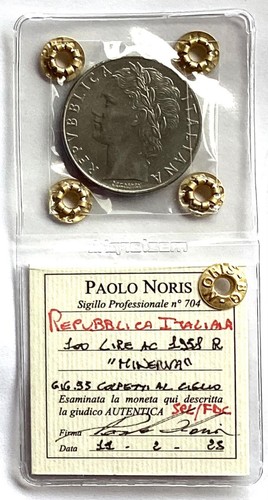 Stupenda 100 lire 1958 spl - 100,