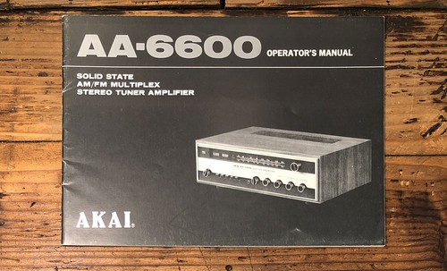 Akai 6600 amplificatore - akai, aa-6600