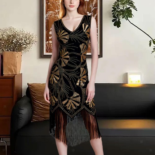 Abito donna con paillettes - da,