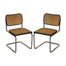 COPPIA SEDIE ORIGINALI 1968 GAVINA KNOLL TIMBRATE MARCEL BREUER PESCA KNOLL B32