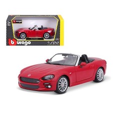 Fiat 124 spider rosso - fiat,