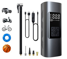 Mini Compressore ad Aria Auto Portatile Gonfiatore Ricaricabile Display LED Auto