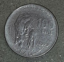 100 Lire 1979 FAO Nutrire il